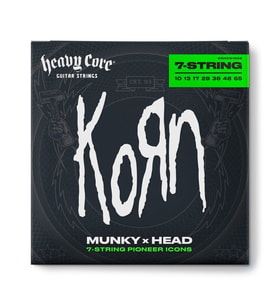 Jim Dunlop KRHCN1065-7 Korn Heavy Core Takım Elektro Gitar Teli (10/65 - 7/s)