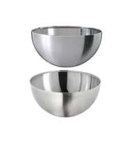 2'li 12 Cm Blanda Blank Paslanmaz Çelik Çerez-Sunum Kasesi (Metal)