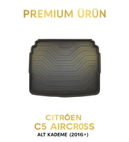 Citroën C5 Aircross 2017+ Uyumlu 3D Bagaj Havuzu Premium