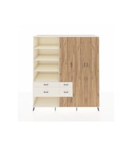Kronos Dolap 14 Raflı 4 Çekmeceli 4 Kapaklı 220x59x243 Aytaşı-Çam/Aytaşı