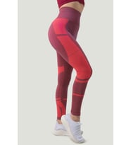 MioFİT Kadın Seamless Spor Kısa Tayt (Kırmızı Cilt)