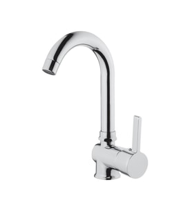 Tema Prima Tek Gövde Kuğu Lavabo Bataryası Musluk Krom TSE li