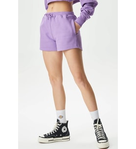 Soon To Be Announced Essentials Women's Short Kadın Pamuk Şort Mor