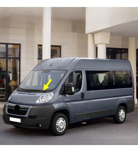 Citroen Jumper 2007-2013 Ön Cam Sol Sürücü Tarafı Silecek Kolu (Siyah)