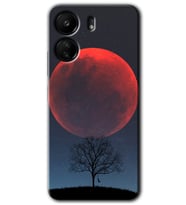 Xiaomi Redmi 13C Kılıf HD Desen Baskılı Kılıf - Kanlı Ay