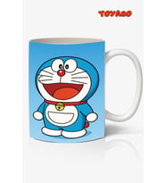 Doraemon Doraenuts Anime Temalı Beyaz Kupa Bardak Sevgiliye Arkadaşa Hediye