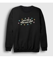 Presmono Unisex Siyah Call Me If You Get Lost Tyler The Creator Sweatshirt 489409tt