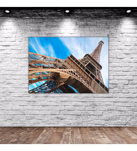 BK Home Eyfel Kulesi Manzara Kanvas Tablo 50x70cm-1