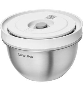 Zwilling Fresh & Save Bowls Vakumlu Saklama Kabı, S, 12 Santimetre, Paslanmaz Çelik, Metalik Gri (Çok Renkli)