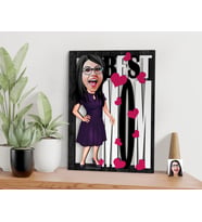 BK Gift Kişiye Özel Anneler Günü Karikatürlü 3D Ahşap Tablo, Anneye Hediye, Anneler Günü Hediyesi-8