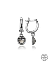 Swarovski Crystal Kadın Sallantılı Gümüş Küpe