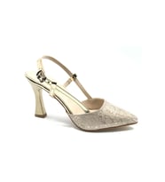 İremsu Desen Detaylı Kadın Topuklu Ayakkabı