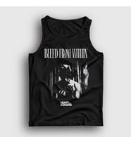 Presmono Unisex Siyah Coward Bleed From Within Atlet 520543tt