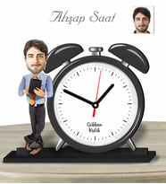 Kişiye Özel Ahşap Saat-Öğretmen Erkek-1
