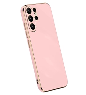 Durukar® Samsung Galaxy S24 Ultra Kılıf Volet Silikon - Pembe