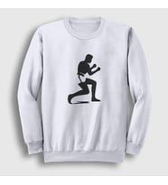 Presmono Unisex Beyaz Stance Muhammed Ali Sweatshirt 230701tt