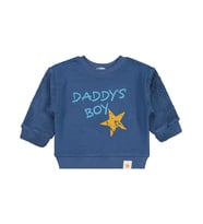 Civil Boys Dadys Boy Baskılı 2-5 Yaş Sweatshirt - Mavi