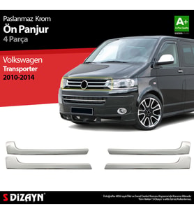 VW T5 Transporter Krom Ön Panjur 4 Prç 2010-2015