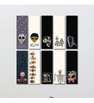 Kurukafa Alien Tasarım 10 Adet Kitap Ayraç Seti PYTKAYRAC40