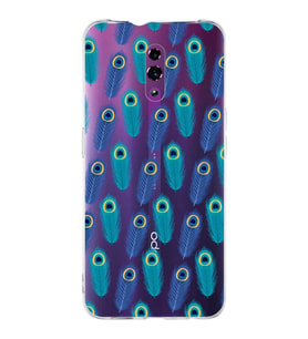PrintiFy Reno 4  ile Uyumlu 1mm Slim Fit Nazar Boncuğu 4 Baskılı Şeffaf  Kılıf