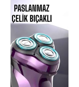 Profesyonel Şarjlı Saç ve Sakal Tıraş Makinesi Hassas Kesim