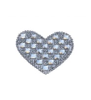 Kalp ütü ile yapışan 6.2x4cm (hot-fıx) p32-