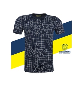 Fenerbahçe Orijinal Lisanslı Palamut LogoTribün T-Shirt  (Mavi)
