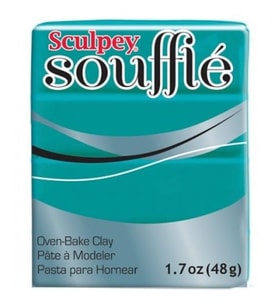Sculpey Souffle Polimer Kil 48 gr. Turkuaz (Sea Glass) 