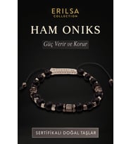 Sertifikalı Ham İşlenmemiş Oniks Taşı Bileklik – Güç Veren Kötülüklerden Koruyan El Yapımı Takı (Çok Renkli)