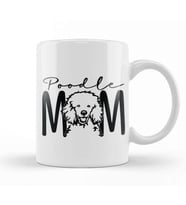 Poodle Mom 012 Kupa Bardak Porselen