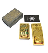 Premium Silver-Gold Tarot Kartı