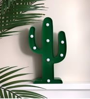 Adalinhome Led Işıklı Kaktüs Masa Lambası
