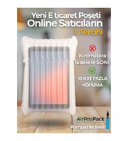 33x40 cm 100 adet Sütunlu Koruyucu Havalı Kargo Poşeti Airbag/Airbed/Şişirilebilir Ambalaj