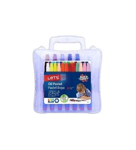 Pastel Boya 24 Renk Plastik Çantalı