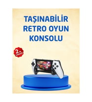3D Ekranlı Mini Oyun Konsolu + Multimedya
