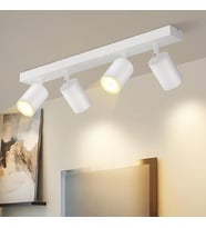 RİOLIGHT MODERN1 BEYAZ MUTFAK,SALON,GİYİNME ODASI,CAFELER İÇİN GÜN İŞİĞI METAL 4LÜ SPOT(AMPUL DAHİL)