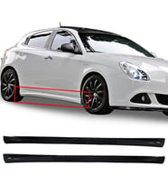 Alfa Romeo Guilietta Yan Marşpiyel Seti Plastik 2 Adet Mat Siyah 2010+ karlık+ek+bodykit