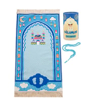 Kumbaralı Oğlumun Çocuk Seccadesi - Cami Resimli - Tesbih Hediyeli
