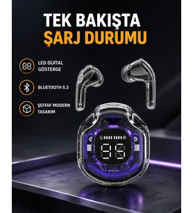 Kablosuz Bluetooth Kulaklık Hifi Ses Kalitesi ve Mikrofonlu