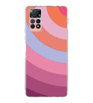 Xiaomi Redmi Note 11s Uyumlu Kapak Renk Cümbüşü Tasarımlı  Şeffaf Kılıf
