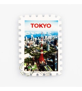 Japonya Tokyo Temalı Pul Magnet (Karışık)