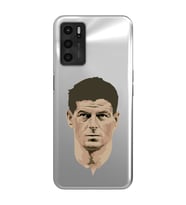 Oppo A16 / A55 Uyumlu Steven Gerrard Tasarımlı Şeffaf Telefon Kılıfı