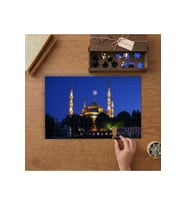 İstanbul Sultan Ahmet Camii Tasarımı 240 parça Ahşap Puzzle Ahşap Kutuda MP06072