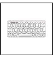 Logıtech K380s, Pebble Keys 2, Beyaz, 920-011860, Bluetooth, Türkçe, Q, Multimedya, Mini Klavye