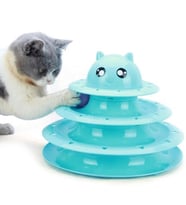3 Katlı Kedi Oyuncağı Turntable Cat Toy