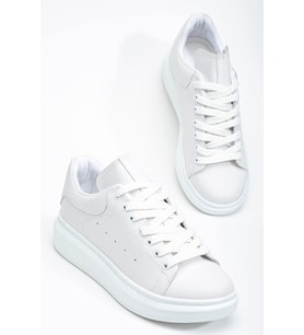 Fersatie Beyaz Kadın Sneaker Günlük Ayakkabı (Karışık)