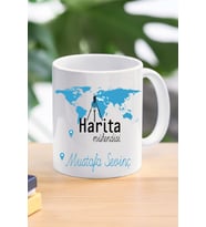 Harita mühendisi özel tasarım kupa bardak
