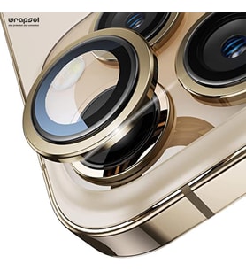 İPHONE 14 PRO MAX KAMERA LENS KORUYUCU GOLD