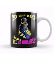 Bender Wanna Kill All Humans Kupa Bardak Porselen