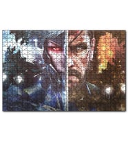 Cakapuzzle Metal Gear İki Karakter Bir Arada  Puzzle Yapboz MDF (Ahşap) (120 Parça)